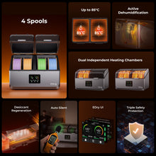 Load image into Gallery viewer, Creality SpacePi X4 Filament Dryer( Can dry 4 spools of filament )