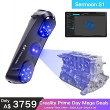 Load image into Gallery viewer, Creality Sermoon S1 3D Scanner | Blue lasers+NIR structured light