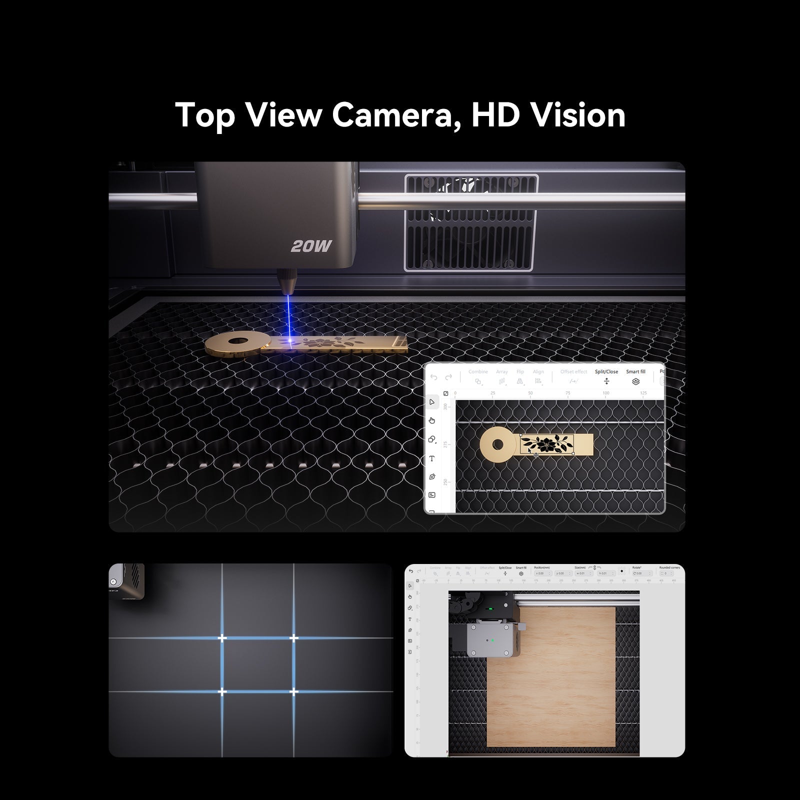 Creality Falcon A1 Pro 20W Laser Engraver Cutter