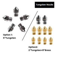 Load image into Gallery viewer, Tungsten /Brass 3D Printer Extruder Nozzle For CR/Ender Series

