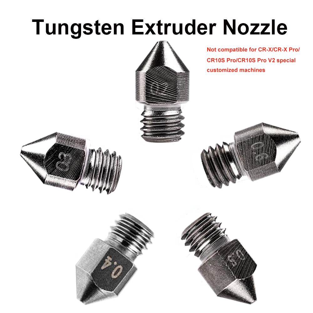 Tungsten /Brass 3D Printer Extruder Nozzle For CR/Ender Series