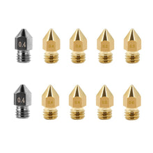 Load image into Gallery viewer, Tungsten /Brass 3D Printer Extruder Nozzle For CR/Ender Series
