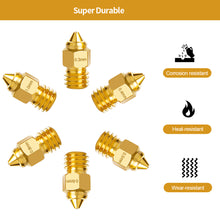 Load image into Gallery viewer, Creality 16Pcs Extruder MK Brass Nozzle For Ender 3/CR 6 SE
