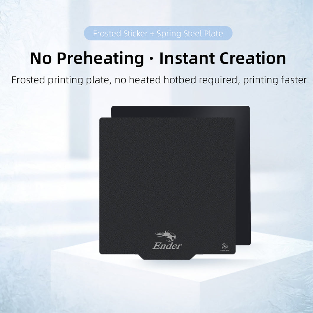 Frosted Cold Plate&Soft Magnetic Sticker New Platform Kit Ender 3 S1,Ender 3