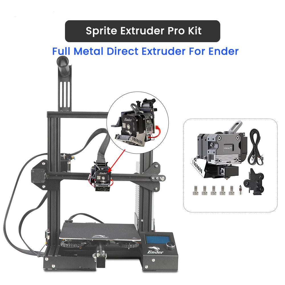Sprite Extruder Pro Kit 300℃ High Temperature Printing
