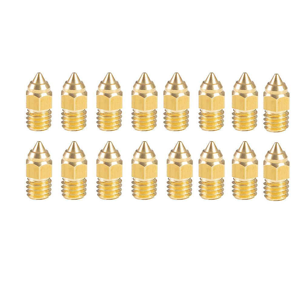 Creality 16Pcs Extruder MK Brass Nozzle For Ender 3/CR 6 SE